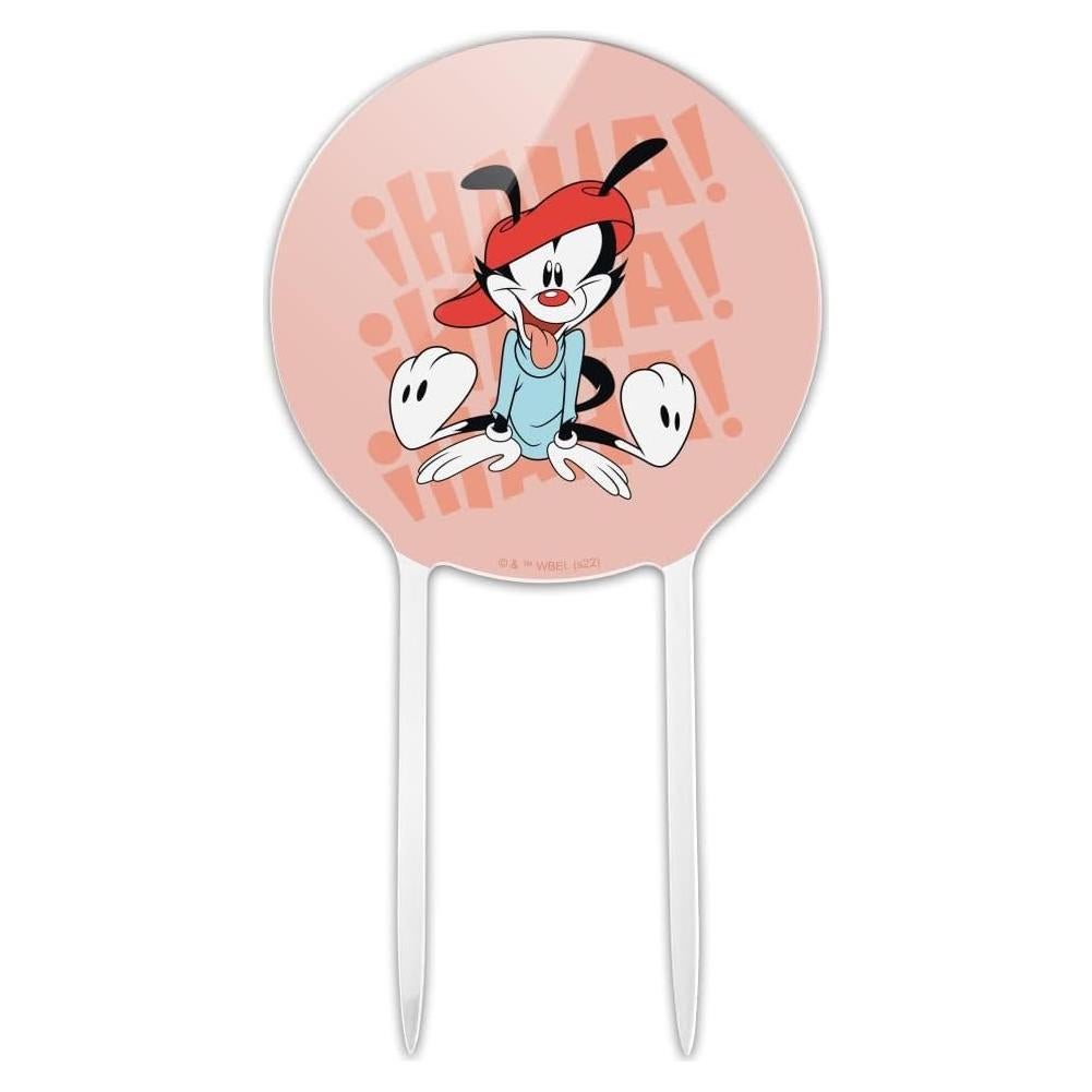 Adorno de Pastel Animaniacs Wakko Riendo 18.4 cm Acrílico