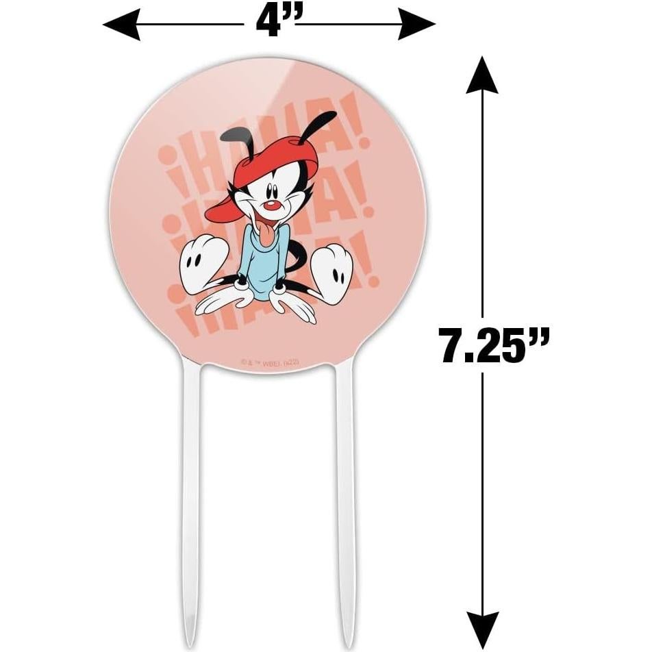 Adorno de Pastel Animaniacs Wakko Riendo 18.4 cm Acrílico