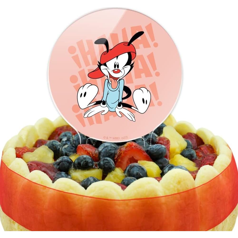 Adorno de Pastel Animaniacs Wakko Riendo 18.4 cm Acrílico