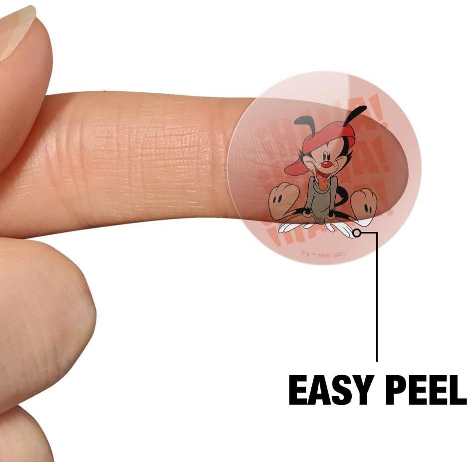 Pegatinas Animaniacs Wakko Riendo 50 Unidades Transparentes