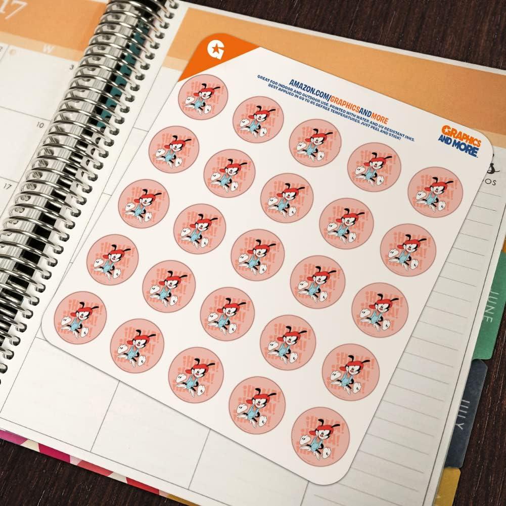 Pegatinas Animaniacs Wakko Riendo 50 Unidades Transparentes