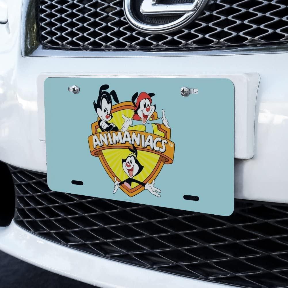 Placa de Licencia de Metal Animaniacs Graphics & More 15.2x30.5cm