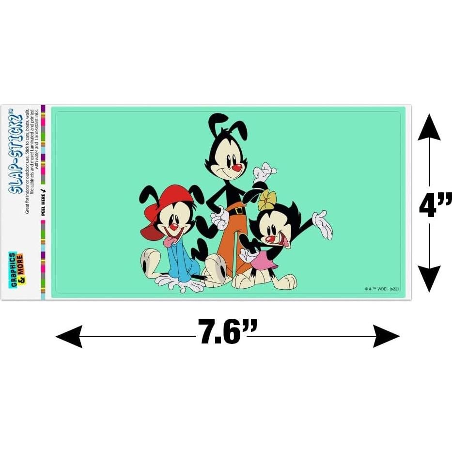 Calcomanía Animaniacs Graphics and More 19.3x10.2cm