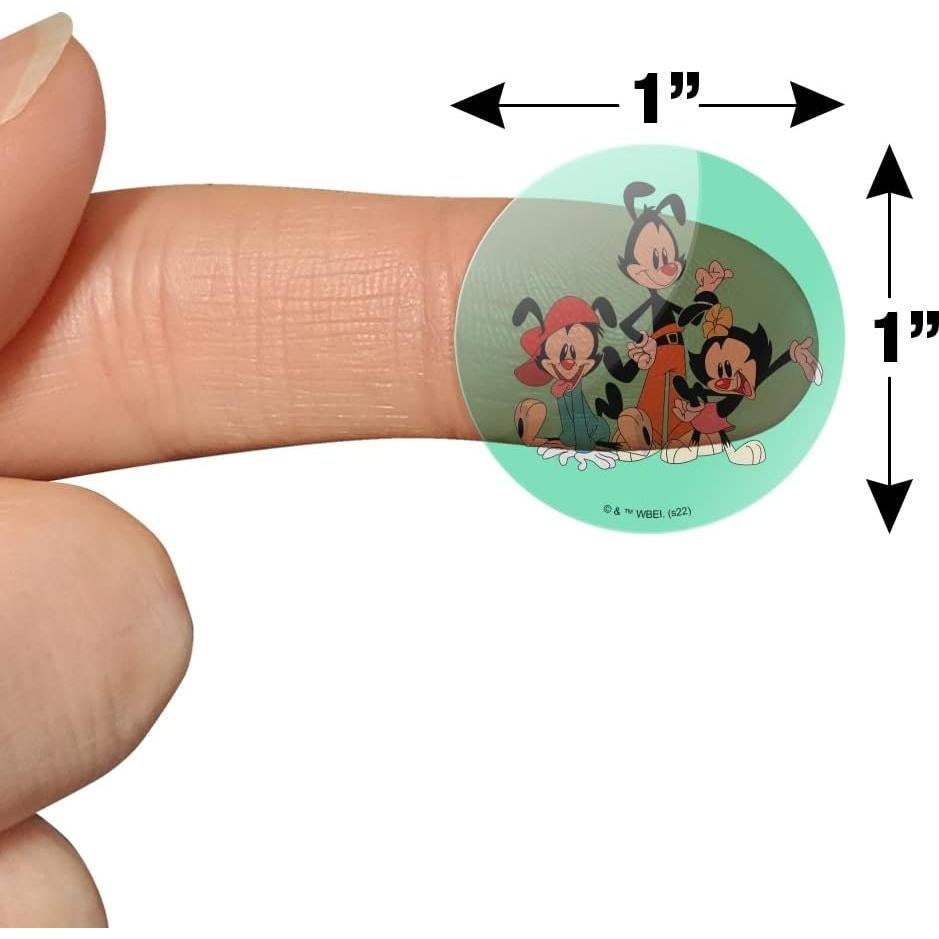 Stickers Transparentes Animaniacs 50 Piezas 2.54 cm Graphics & More
