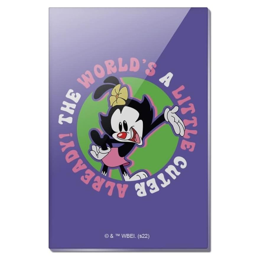 Imán Acrílico Rectangular Animaniacs 7.6x5.1cm Oficial