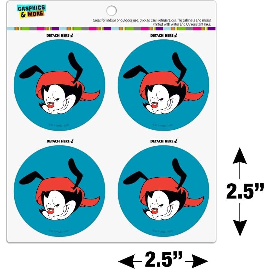 Conjunto de 4 Imanes de Vinilo Animaniacs - Graphics & More