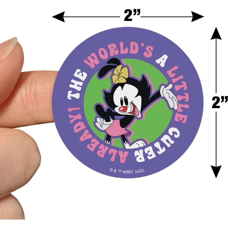 Stickers Animaniacs para Scrapbooking - 18 Piezas 5.08 cm