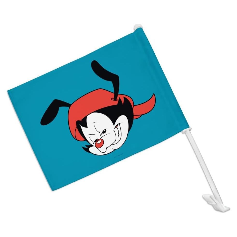 Bandera de Coche Animaniacs Wakko con Clip y Poste 48cm