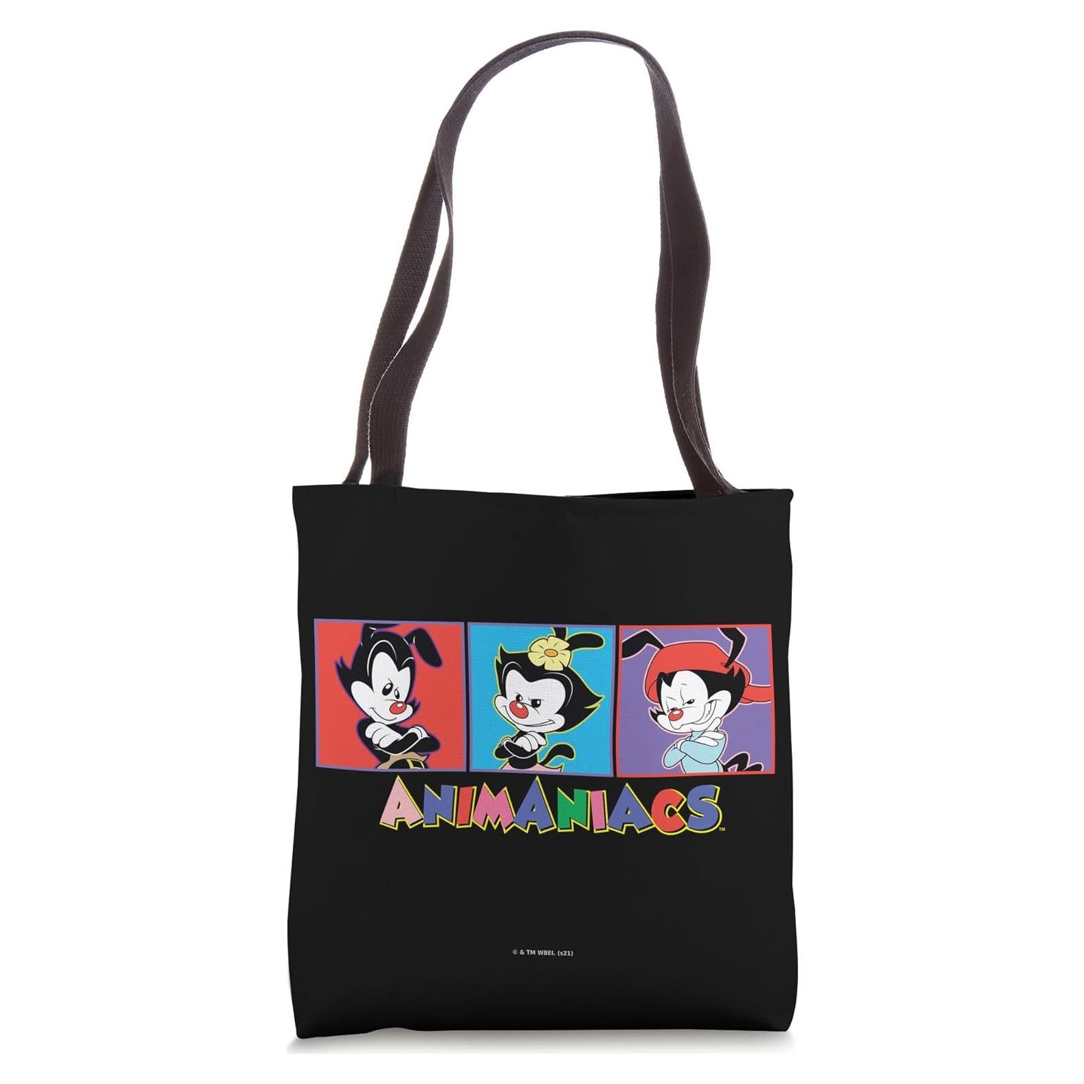 Bolsa Tote Animaniacs 40.6 cm con asas de algodón