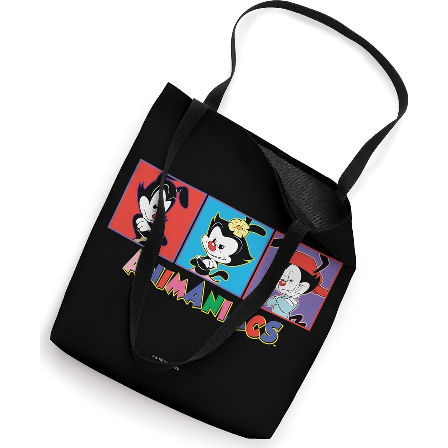 Bolsa Tote Animaniacs 40.6 cm con asas de algodón