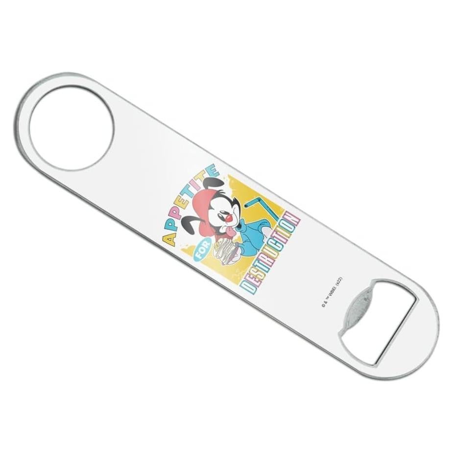 Abrebotellas Animaniacs de Acero Inoxidable 18cm Multicolor