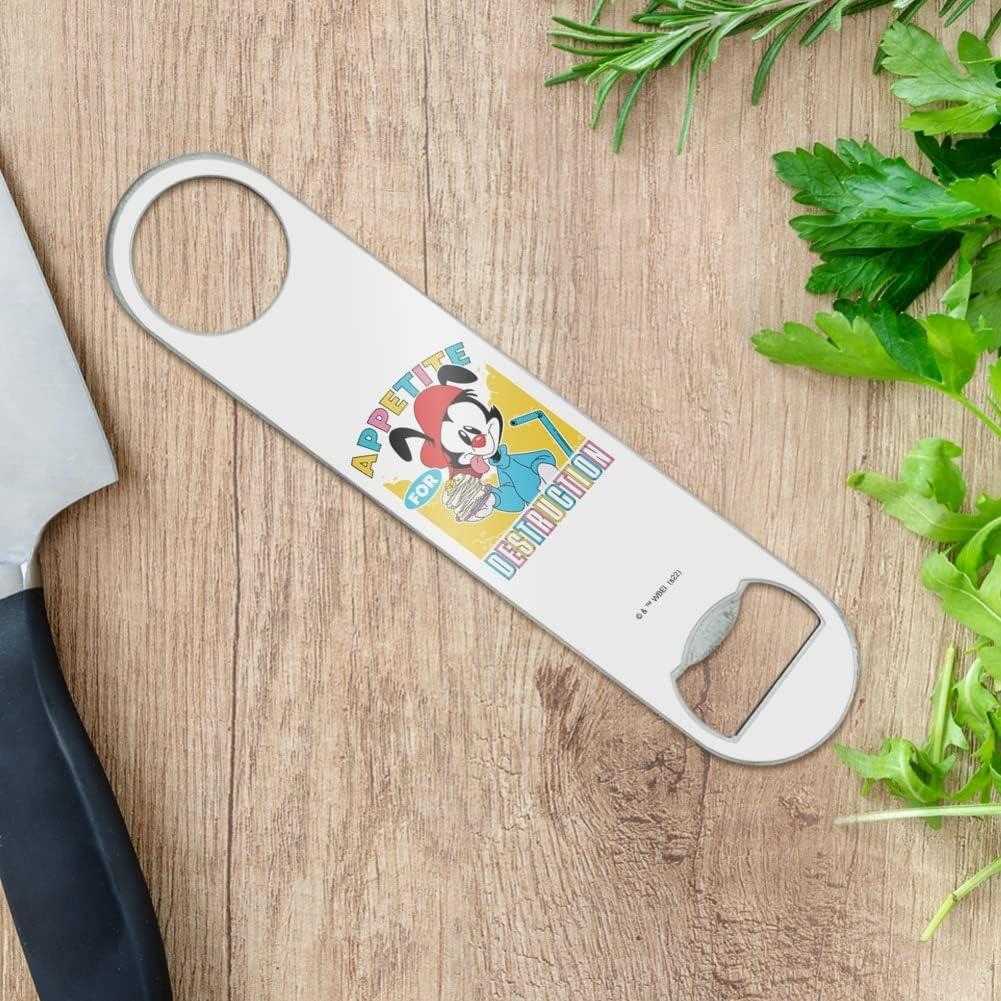 Abrebotellas Animaniacs de Acero Inoxidable 18cm Multicolor