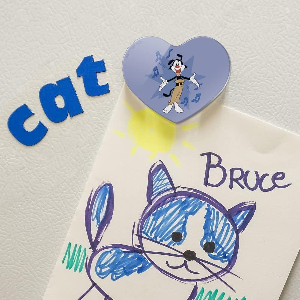 Imán de Refrigerador Acrílico Corazón Animaniacs - Graphics & More