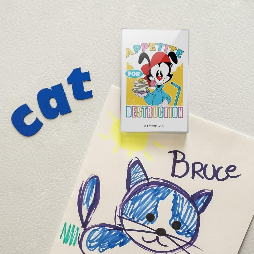Imán Rectangular Animaniacs de Acrílico para Refrigerador