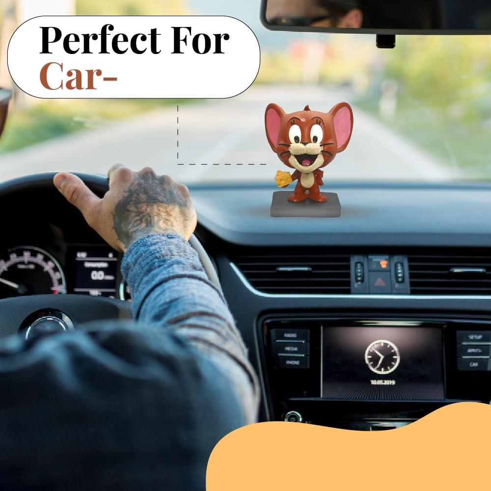 Figura de Jerry Mouse 7 cm - Poliresina Pintada a Mano