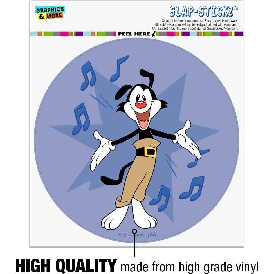 Calcomanía Animaniacs Yakko 14cm - Graphics & More