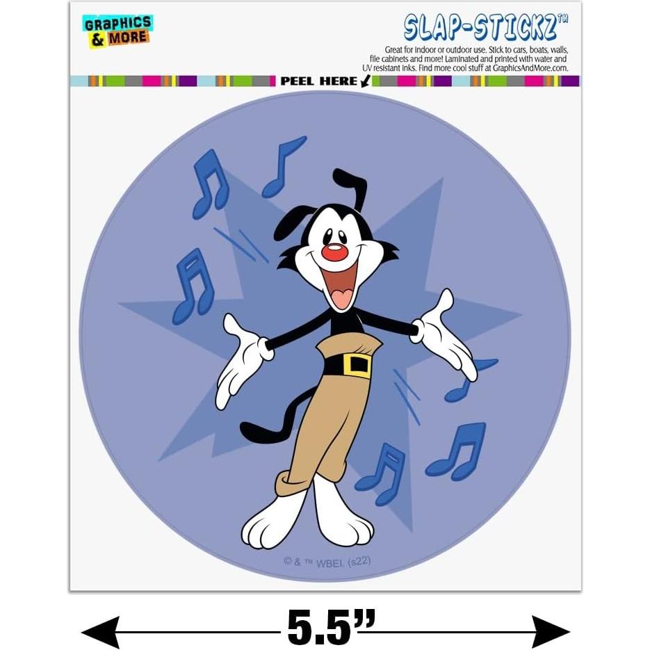 Calcomanía Animaniacs Yakko 14cm - Graphics & More