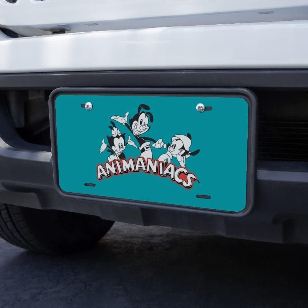 Placa de Licencia de Metal Animaniacs Graphics & More 15.2x30.5cm