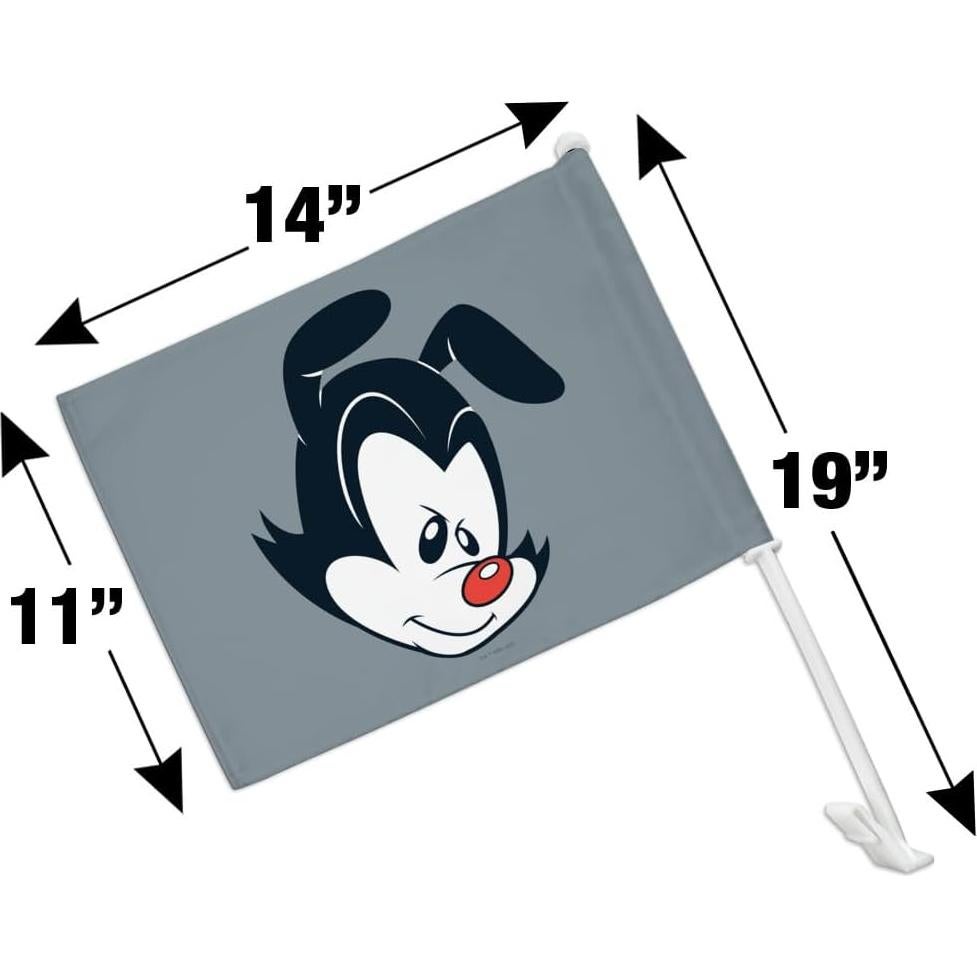 Bandera de Coche Animaniacs Graphics and More 36x28cm