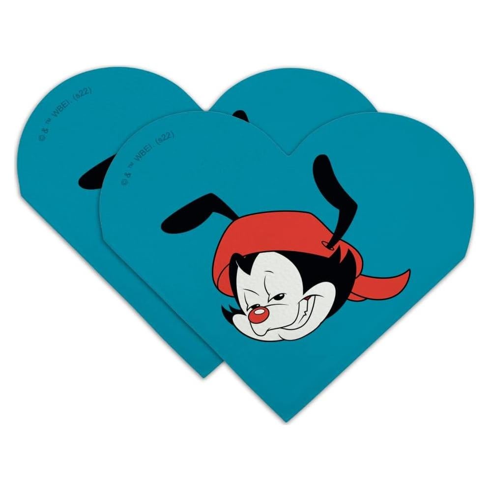 Set de 2 Marcadores de Corazón Animaniacs - Cuero Sintético