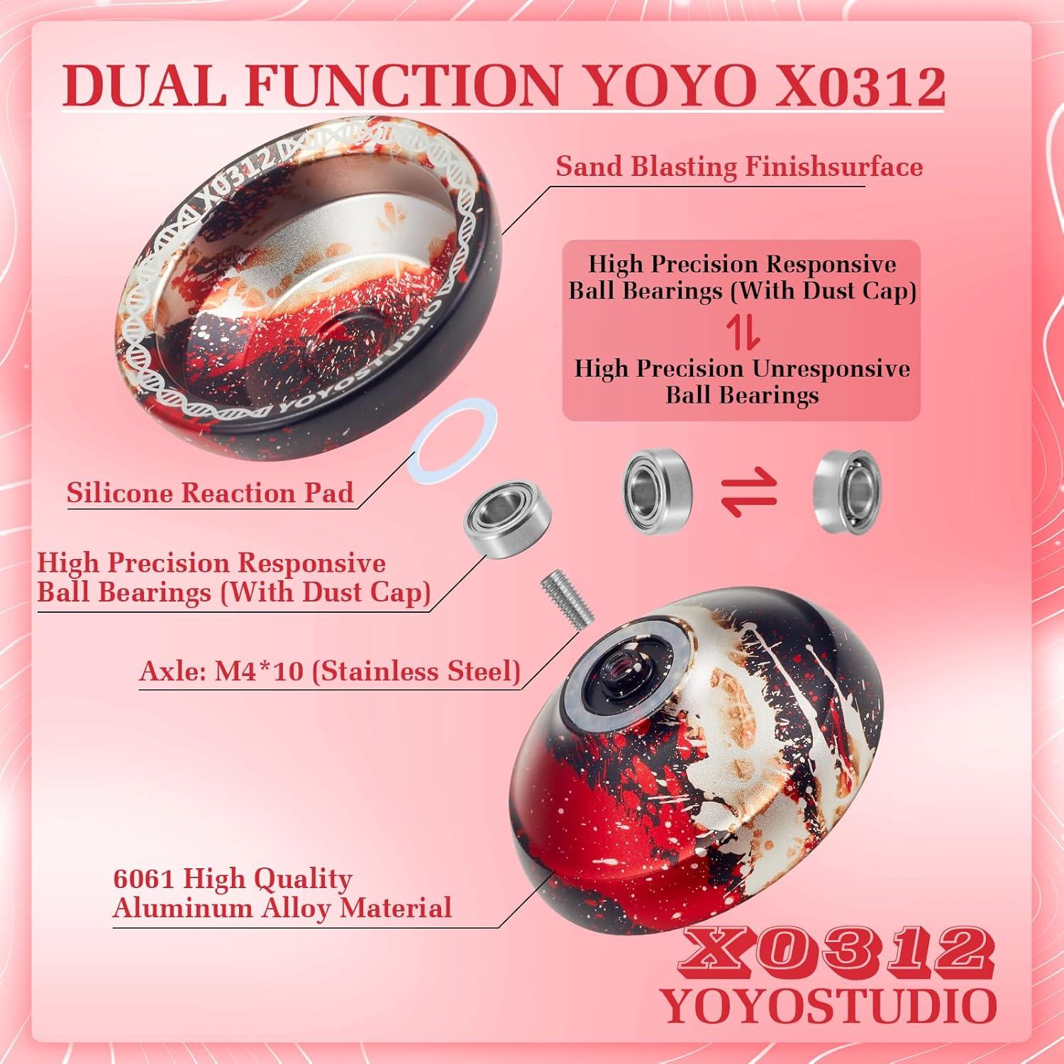 Yoyo Profesional YOYOSTUDIO X0312 para Niños y Adultos