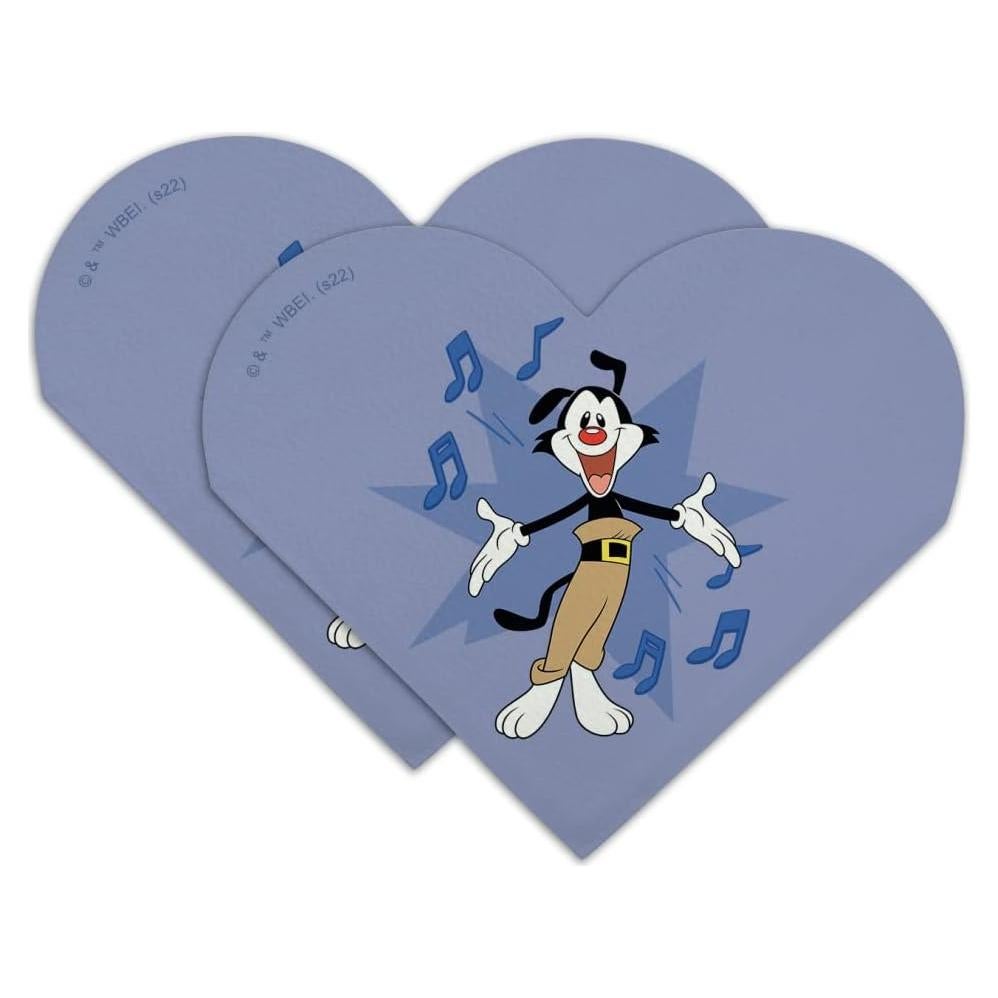 Marcadores de Piel Sintética Animaniacs Corazón - Set de 2