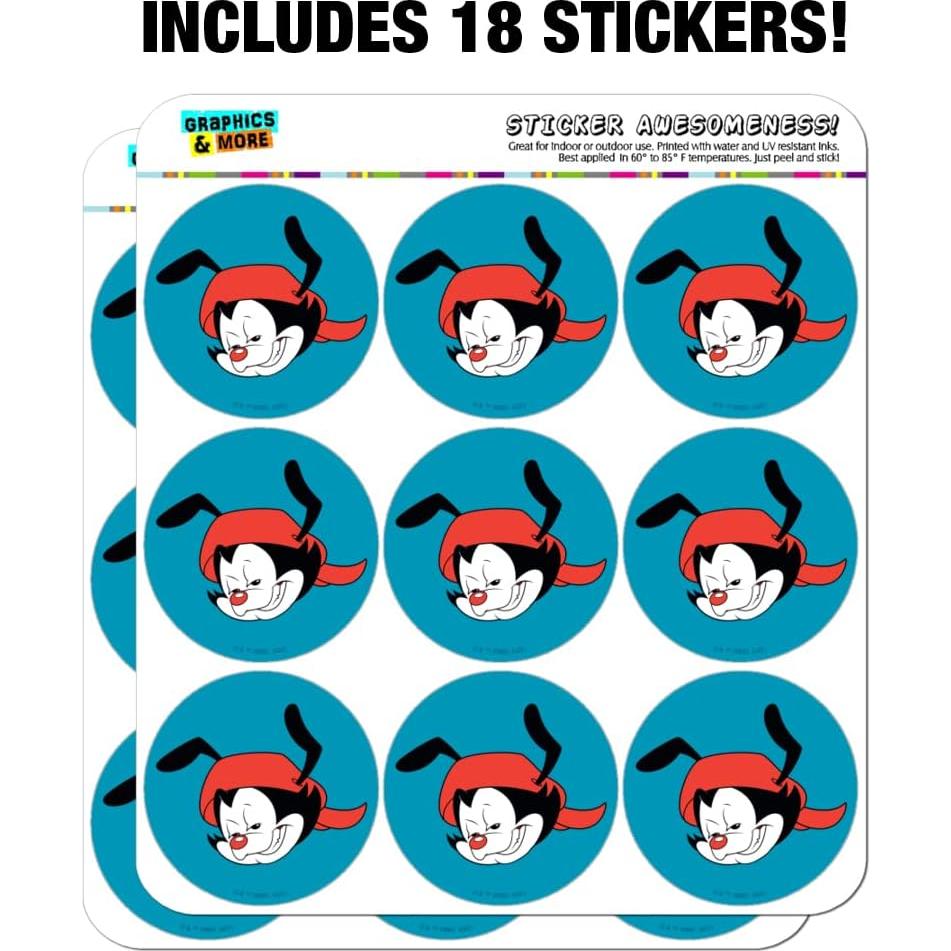Calendario Planificador Stickers Animaniacs 18 Pegatinas 5.08 cm