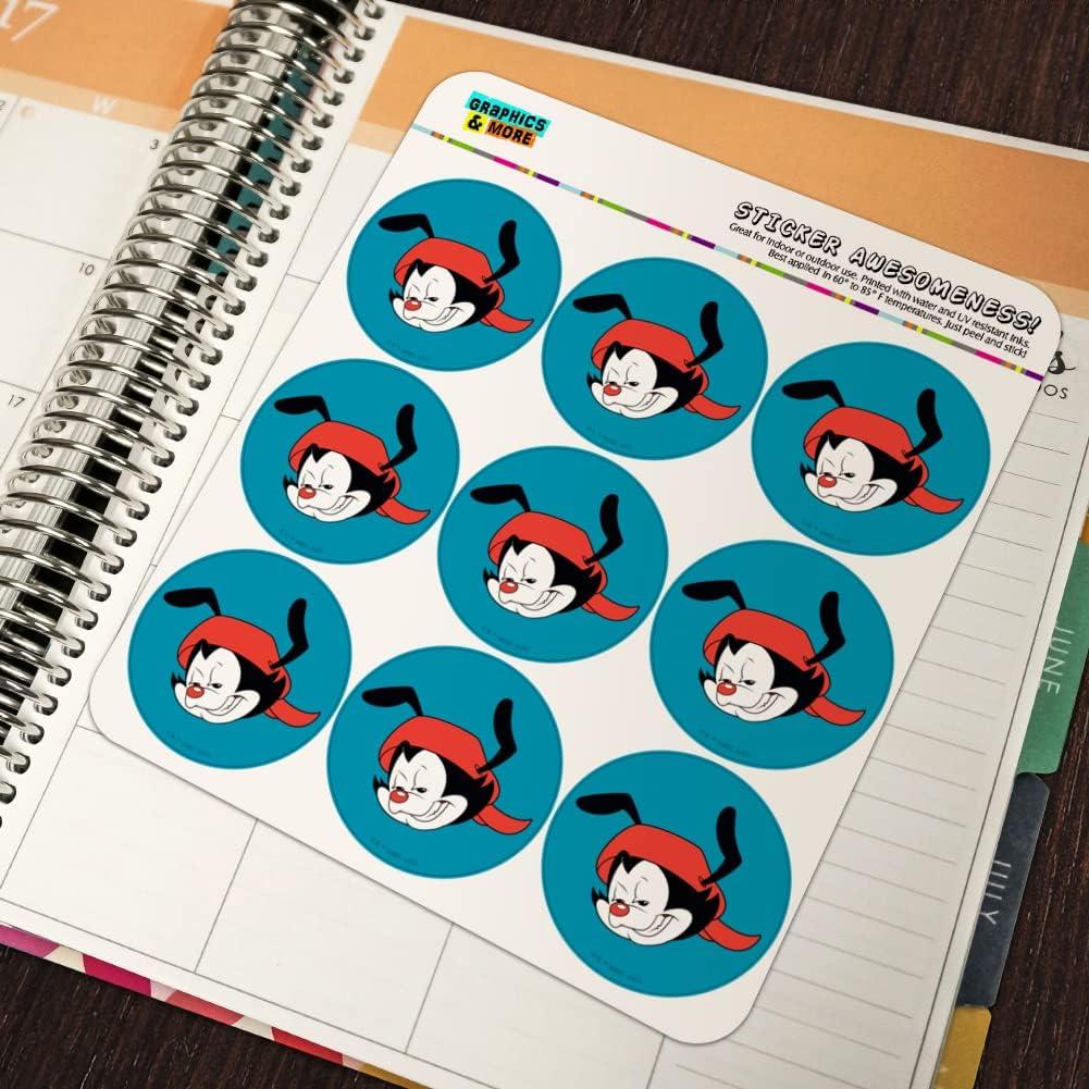 Calendario Planificador Stickers Animaniacs 18 Pegatinas 5.08 cm