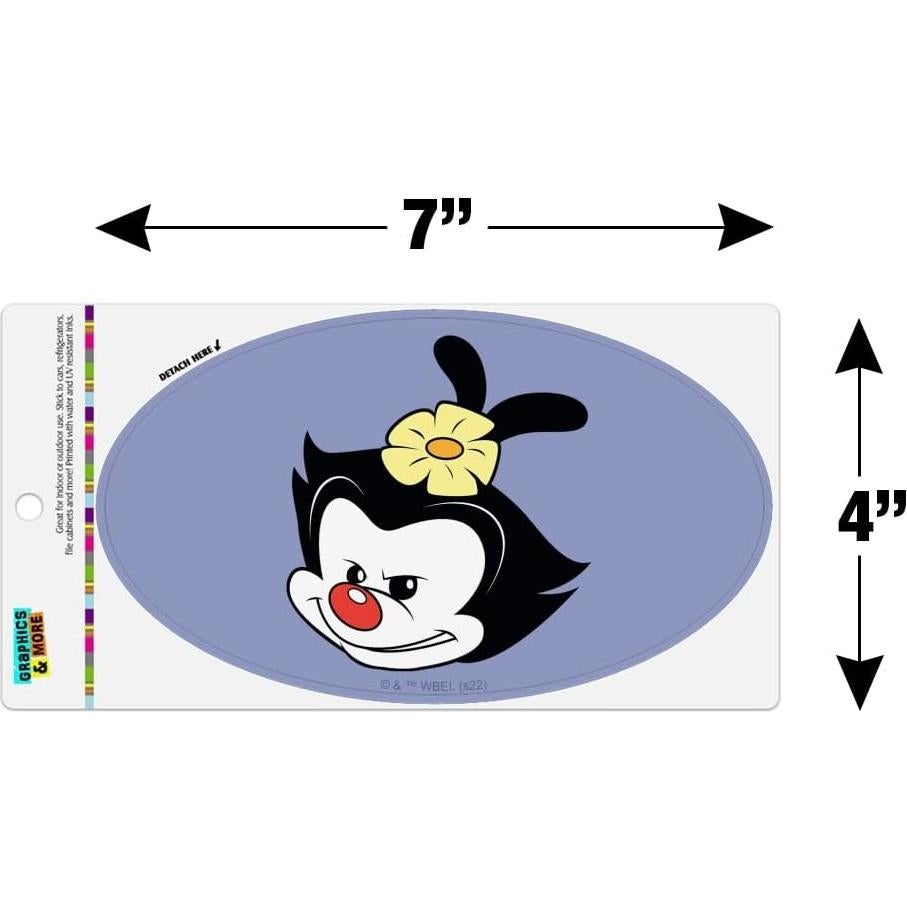 Imán Ovalado Animaniacs Graphics & More 17.8x10.2cm