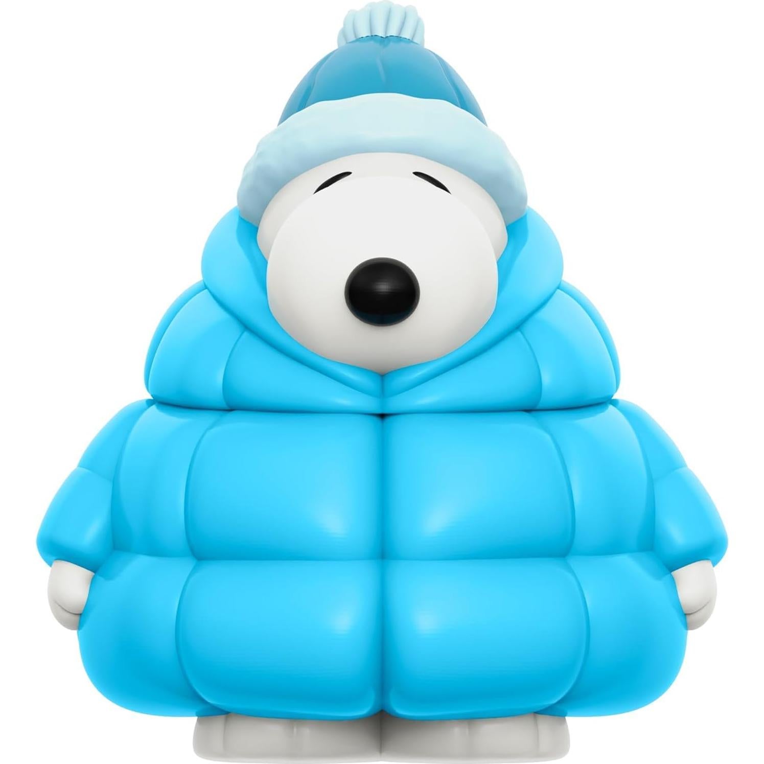 Figura de Acción Snoopy Super7 con Abrigo Esponjoso 5"