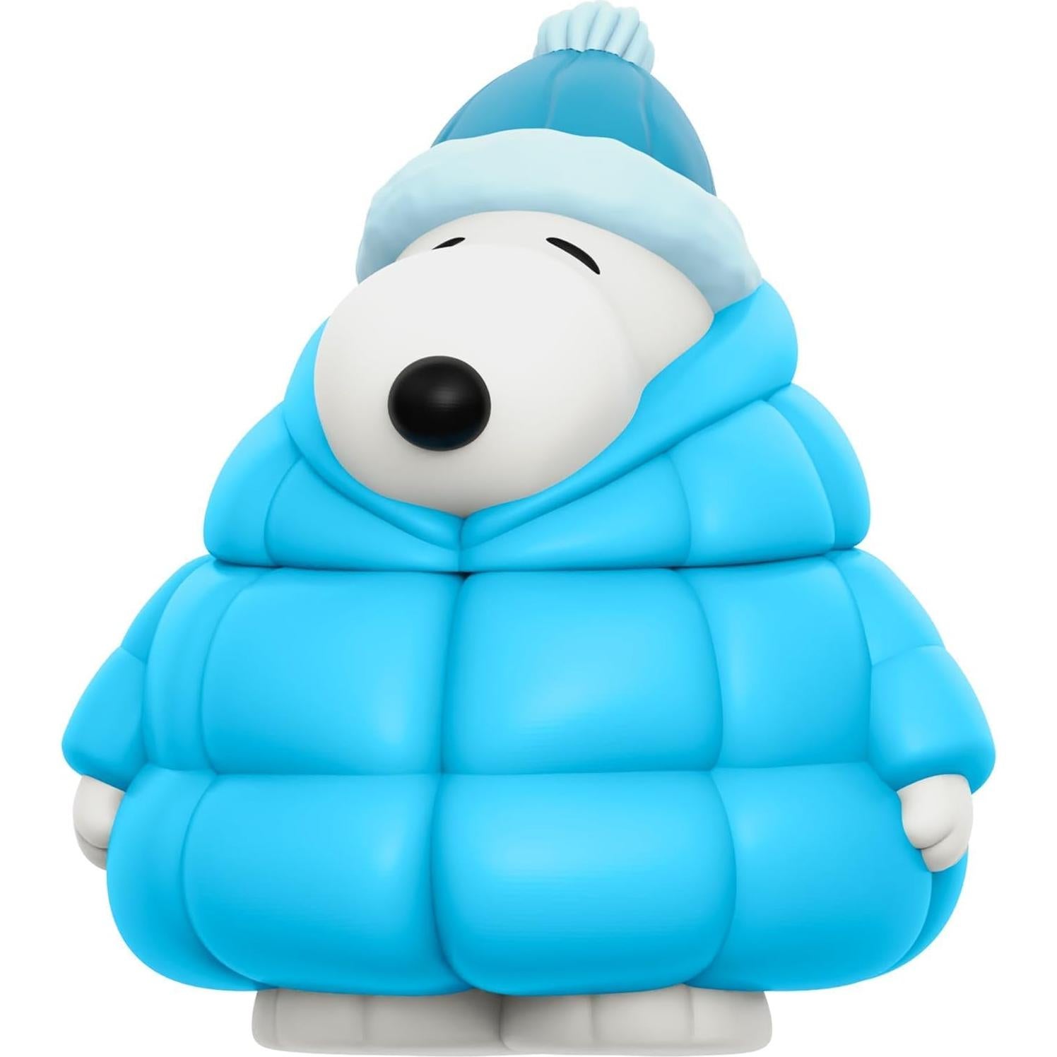 Figura de Acción Snoopy Super7 con Abrigo Esponjoso 5"
