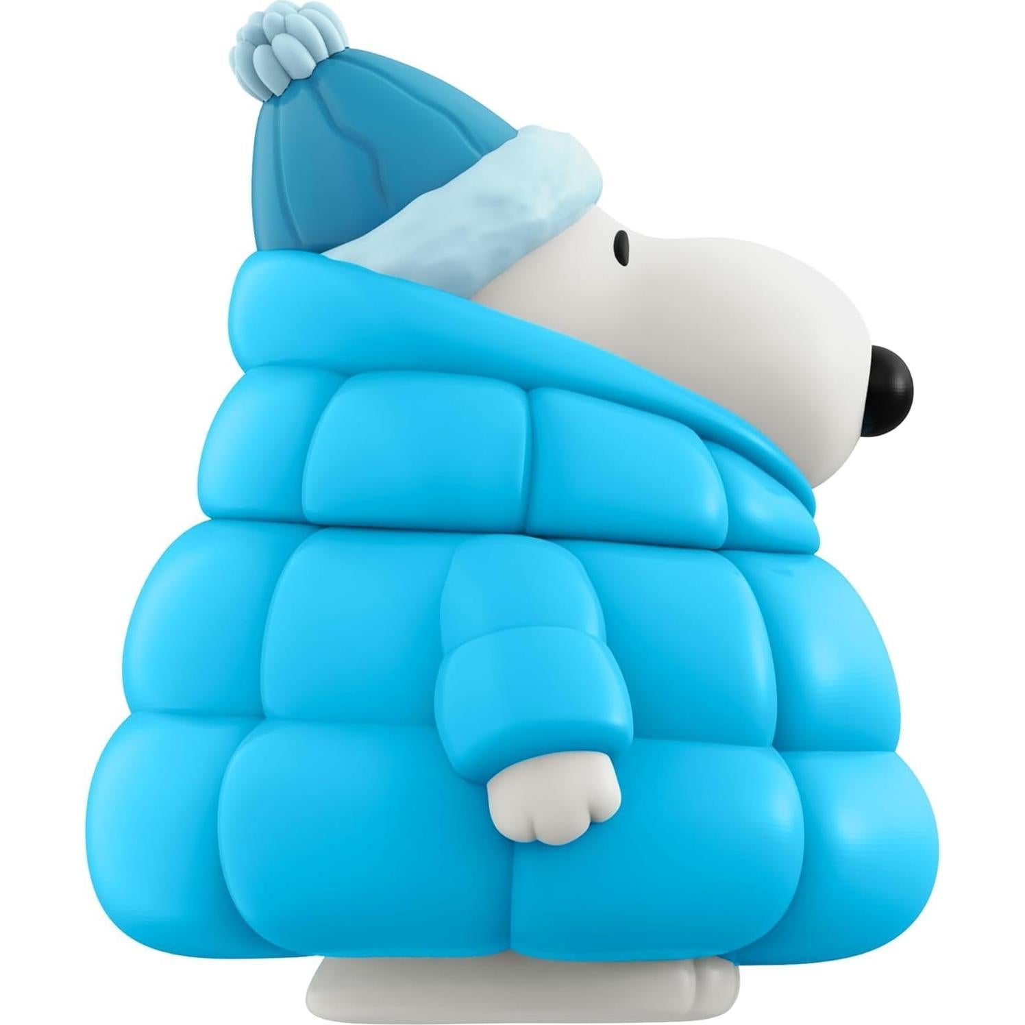 Figura de Acción Snoopy Super7 con Abrigo Esponjoso 5"