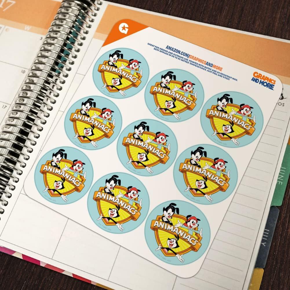 Stickers de Scrapbooking Animaniacs - 18 Piezas de Vinilo
