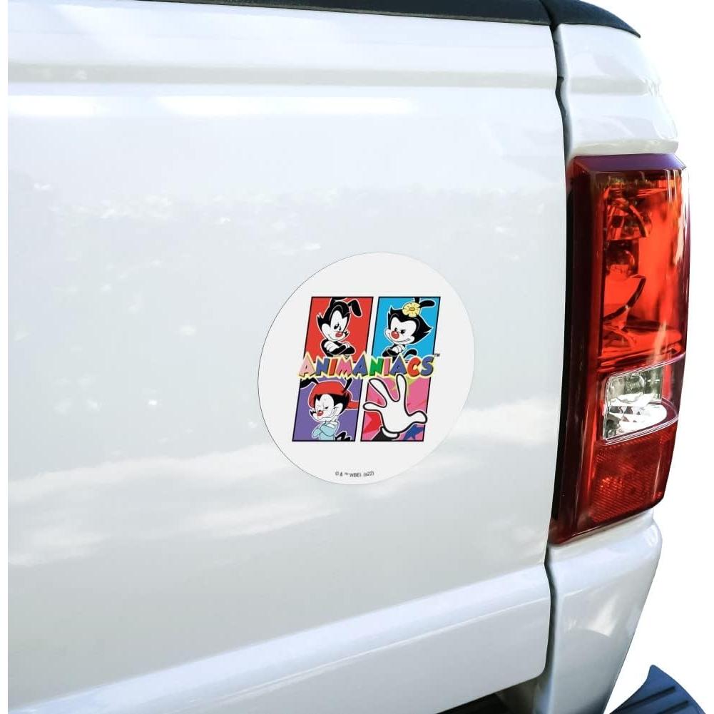 Imán Animaniacs Graphics & More 14cm Redondo Vinilo