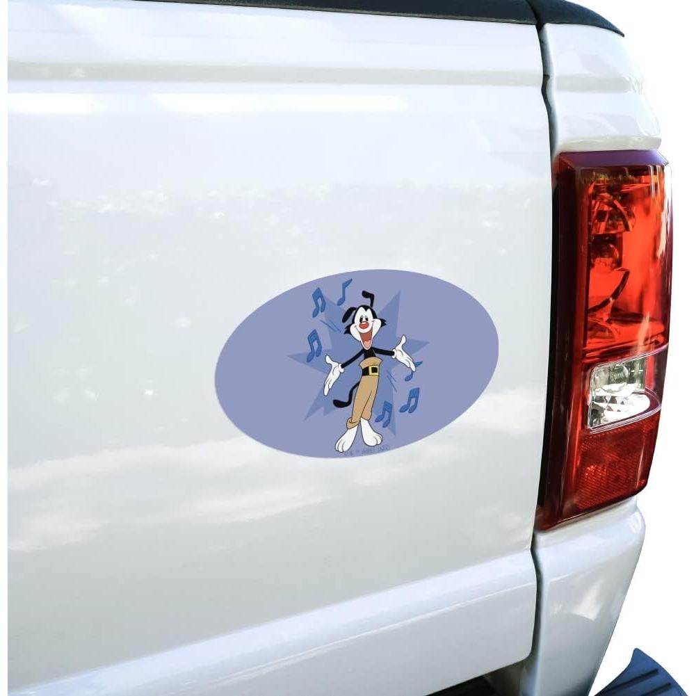 Imán Ovalado Animaniacs Yakko 17.8x10.2cm Vinilo Multicolor