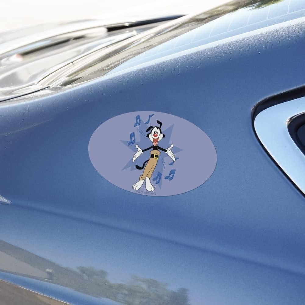 Imán Ovalado Animaniacs Yakko 17.8x10.2cm Vinilo Multicolor