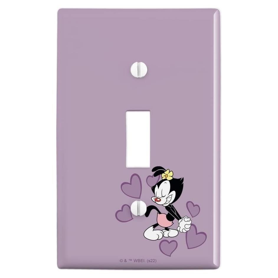 Placa de Interruptor de Luz Animaniacs Graphics & More 7.1x11.4cm