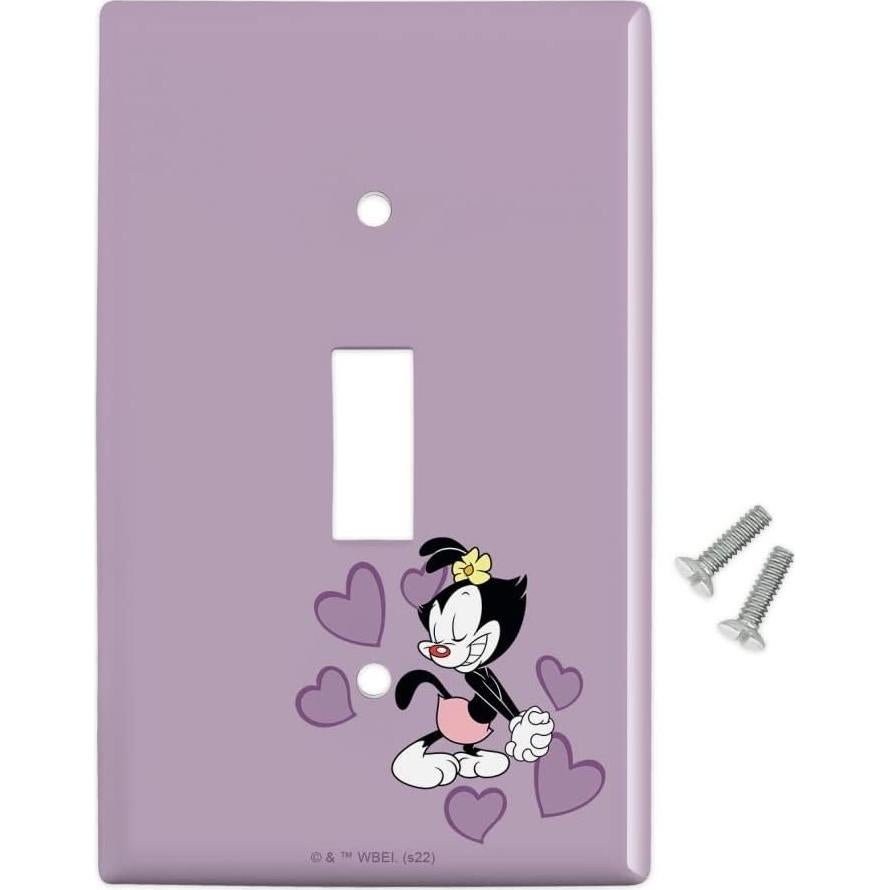 Placa de Interruptor de Luz Animaniacs Graphics & More 7.1x11.4cm