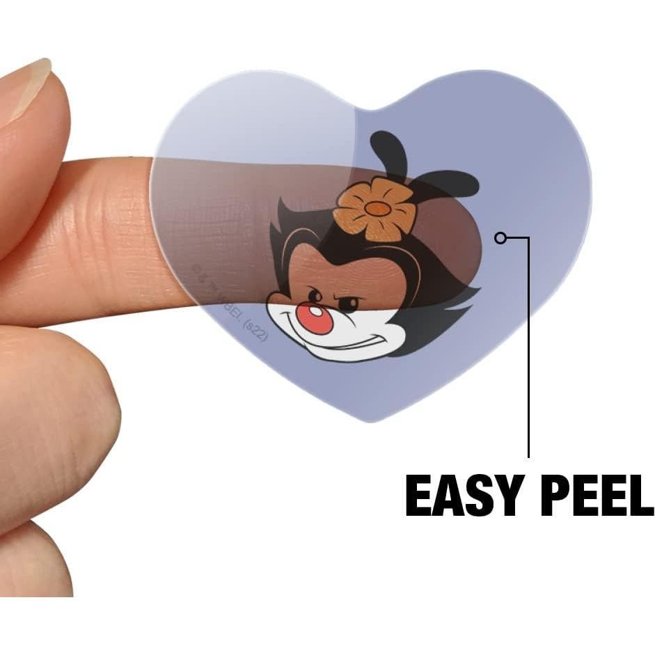 Set de Stickers Corazón Animaniacs - 18 Piezas 5.08 cm