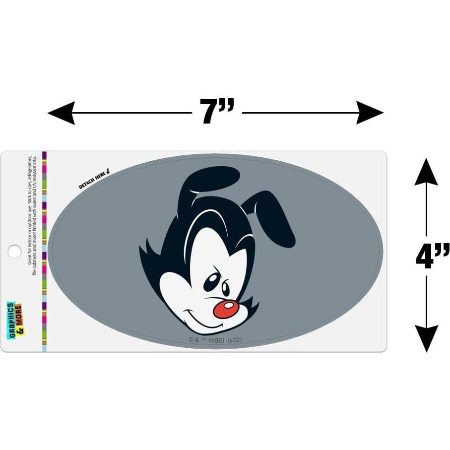Imán Ovalado Animaniacs Yakko - Graphics & More - 17.8x10.2cm