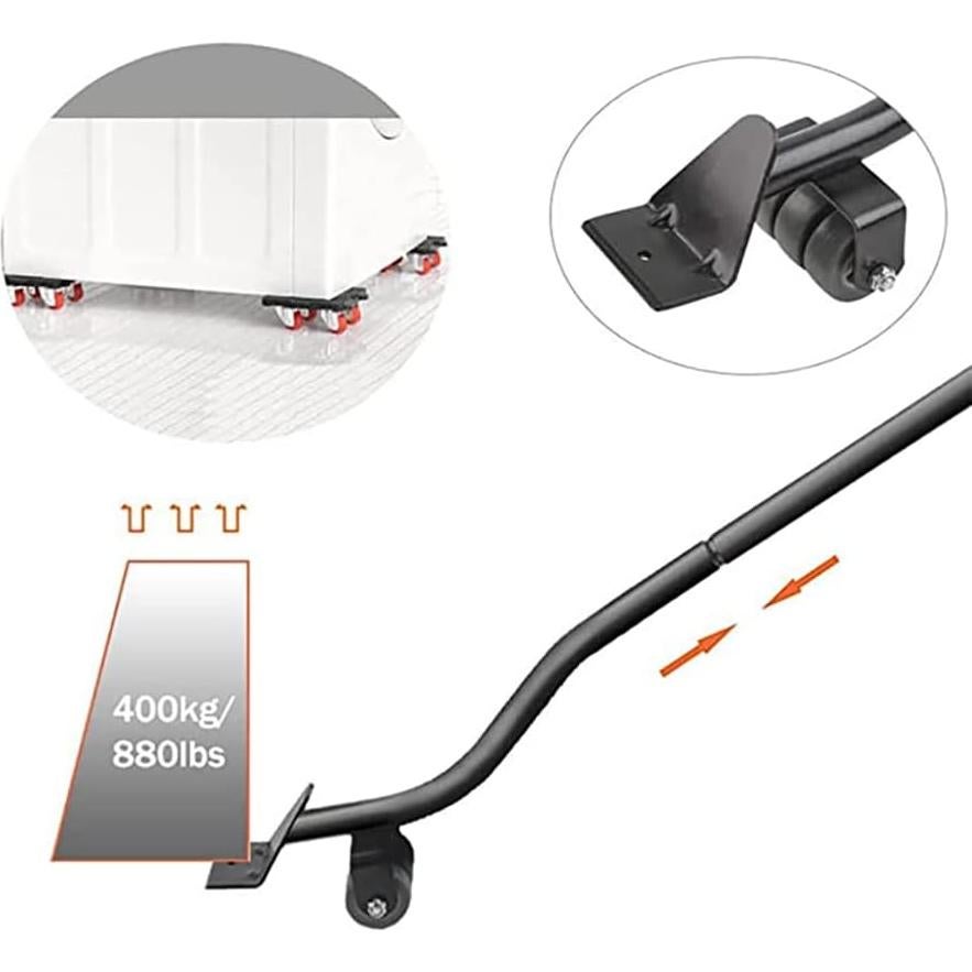 Carro elevador de muebles YWHWLX con ruedas 400 kg