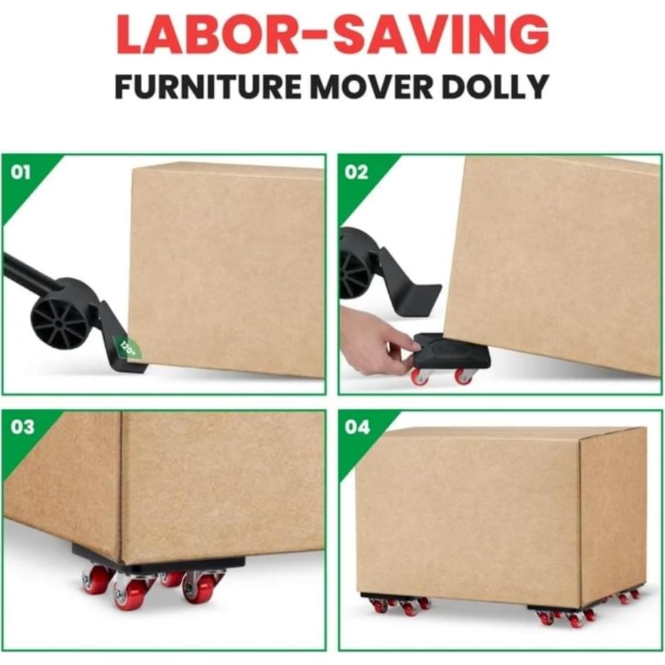 Carro elevador de muebles YWHWLX con ruedas 400 kg