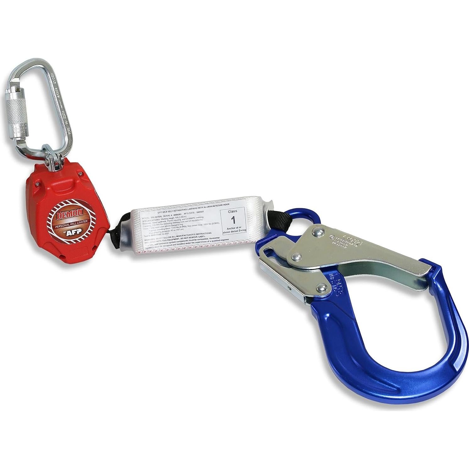 Línea de Vida Retráctil AFP 1,83 m con Absorbedor de Impacto