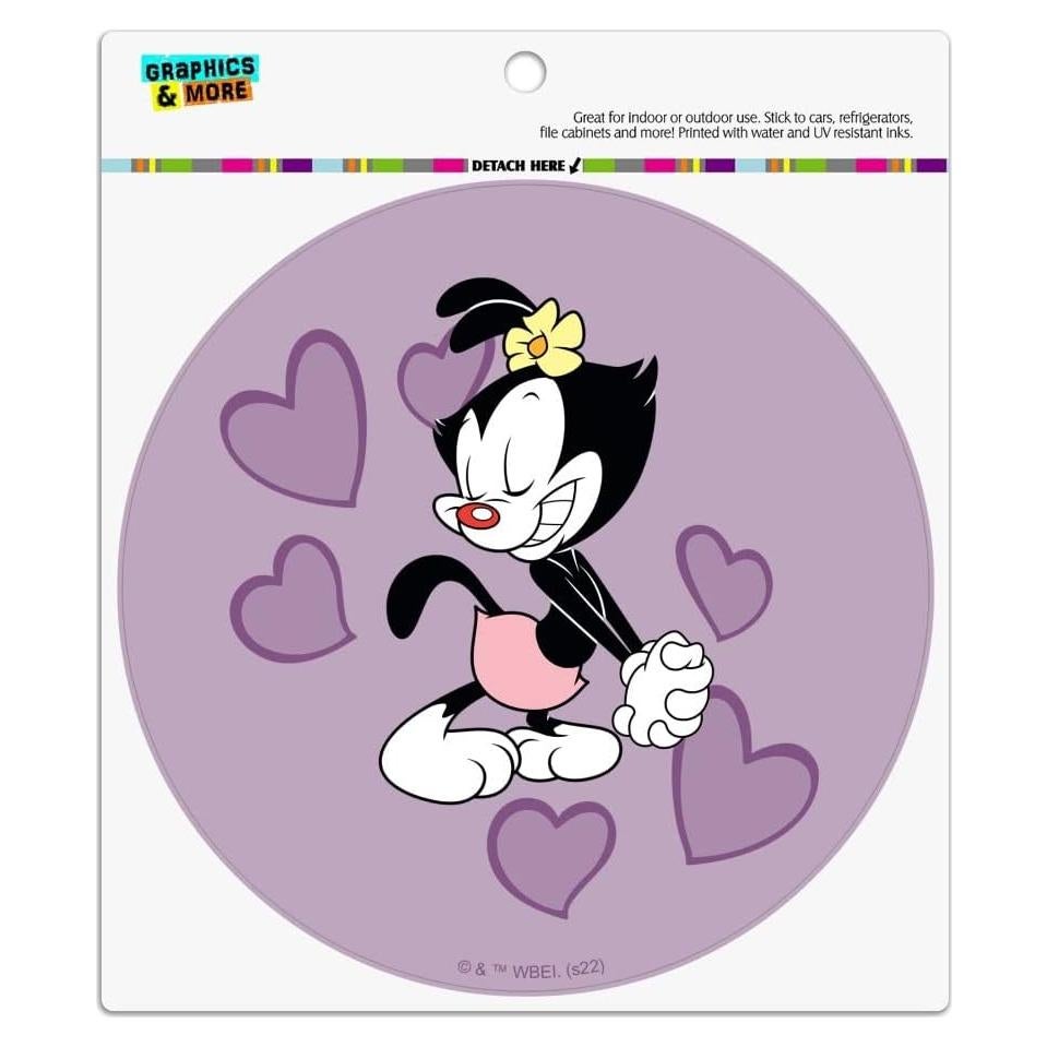 Imán de Vinilo Animaniacs Graphics & More 14cm Redondo Multicolor