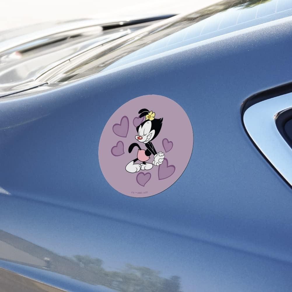 Imán de Vinilo Animaniacs Graphics & More 14cm Redondo Multicolor