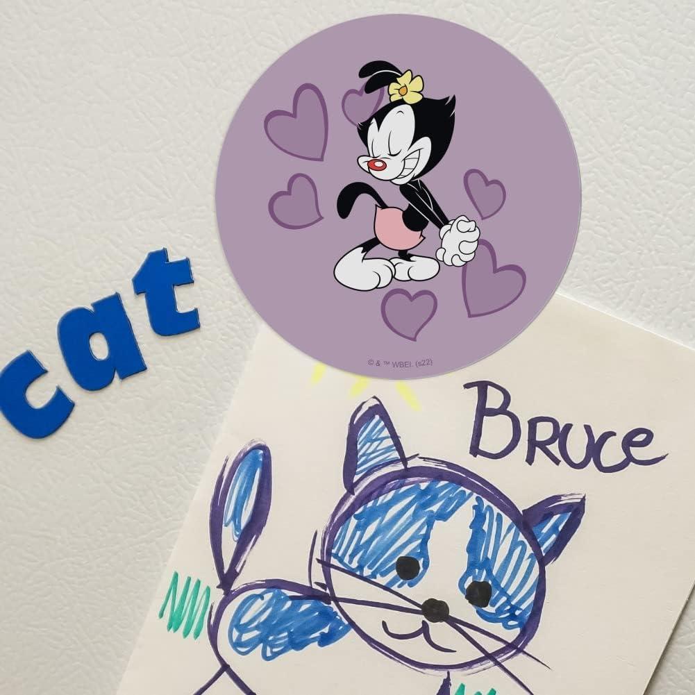 Imán de Vinilo Animaniacs Graphics & More 14cm Redondo Multicolor