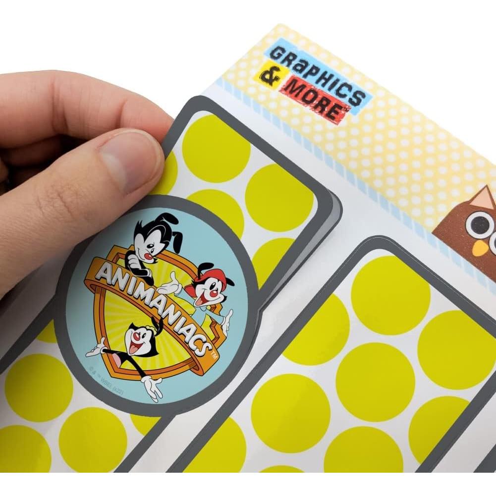 Conjunto de 3 Marcadores Laminados Animaniacs - 17 cm