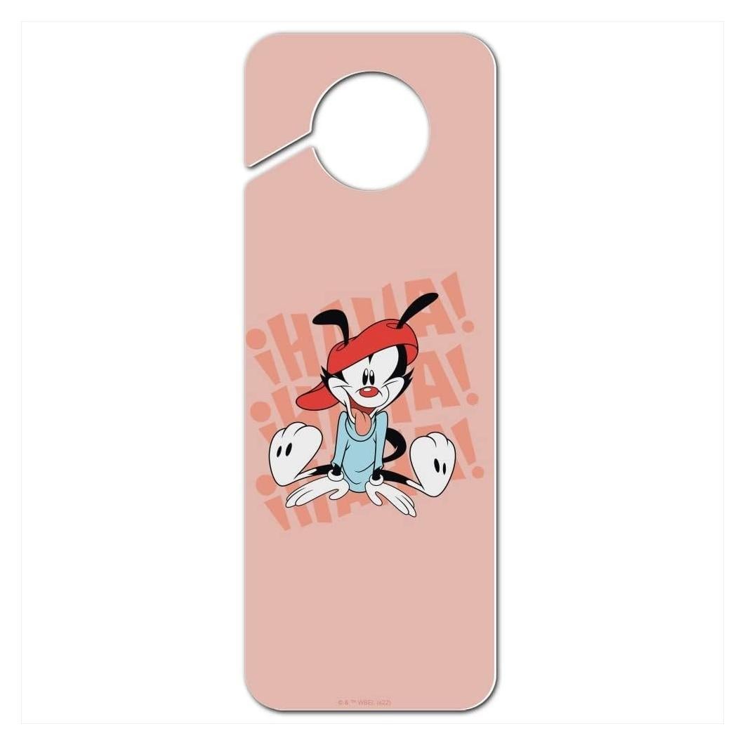 Rótulo de Plástico Animaniacs Wakko para Perilla de Puerta