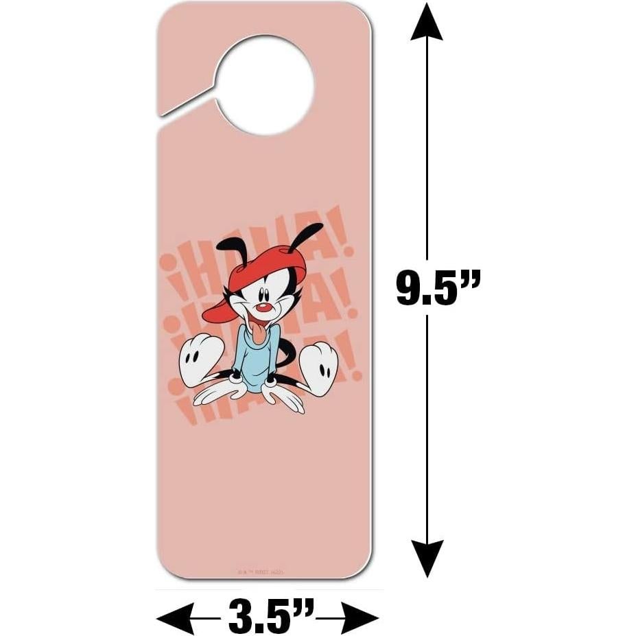 Rótulo de Plástico Animaniacs Wakko para Perilla de Puerta