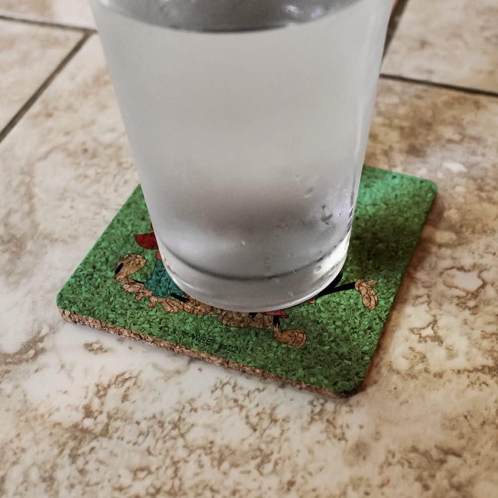 Conjunto de 4 Posavasos de Corcho Animaniacs - Multicolor